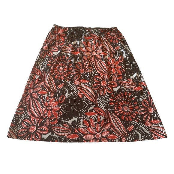 Cato Floral Skirt Small Above Knee Lightweight A-Line‎ Casual Elastic Stretch - Picture 8 of 8